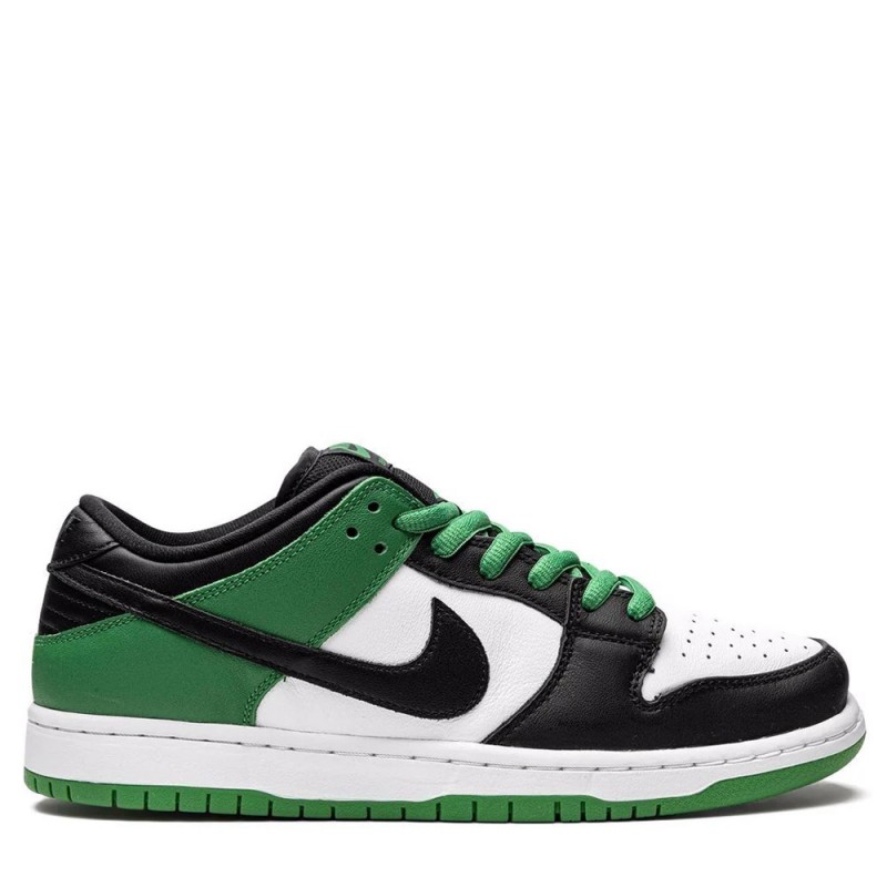 Кроссовки Nike SB Dunk Low Green Black White 1